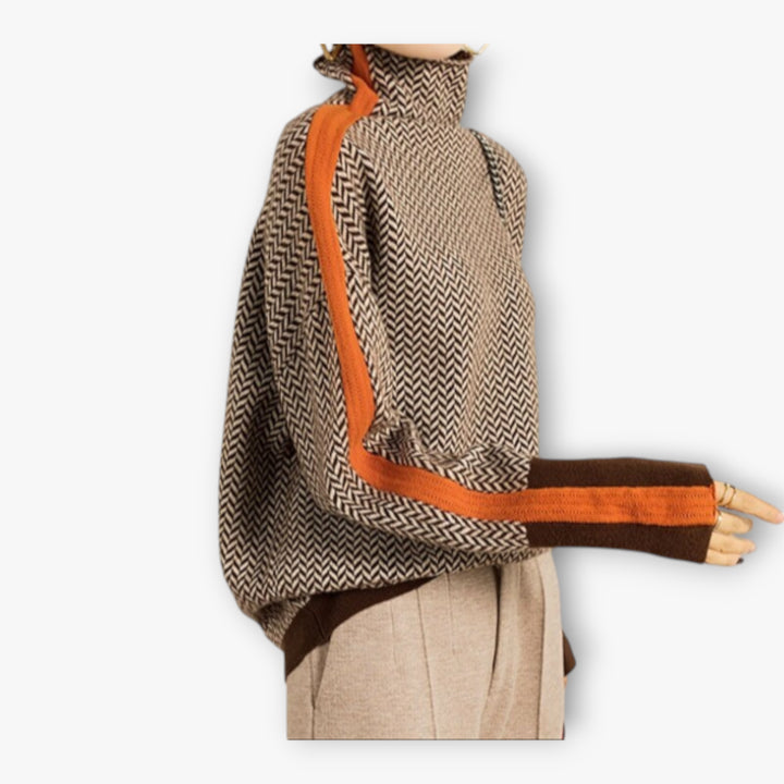 Women's Turtleneck Sweater | roll neck