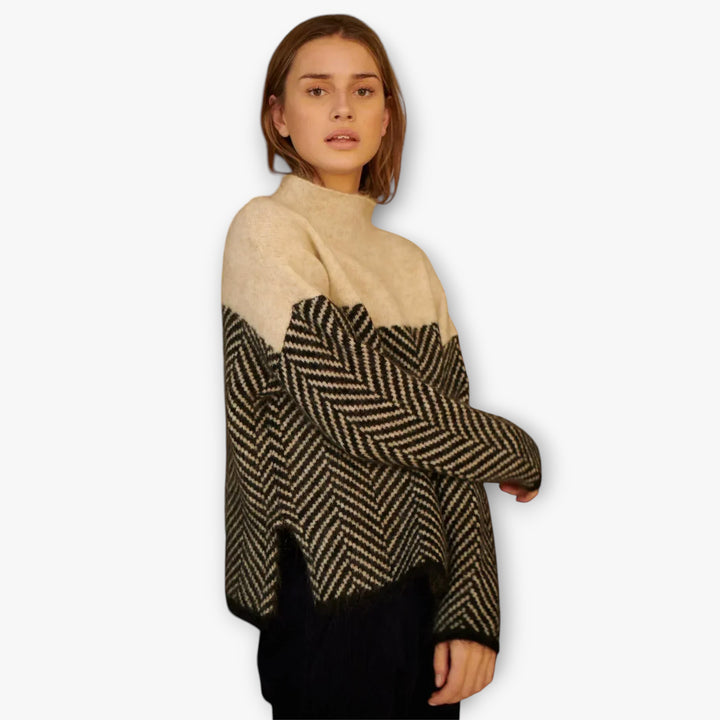 Women's Turtleneck Sweater | knitted