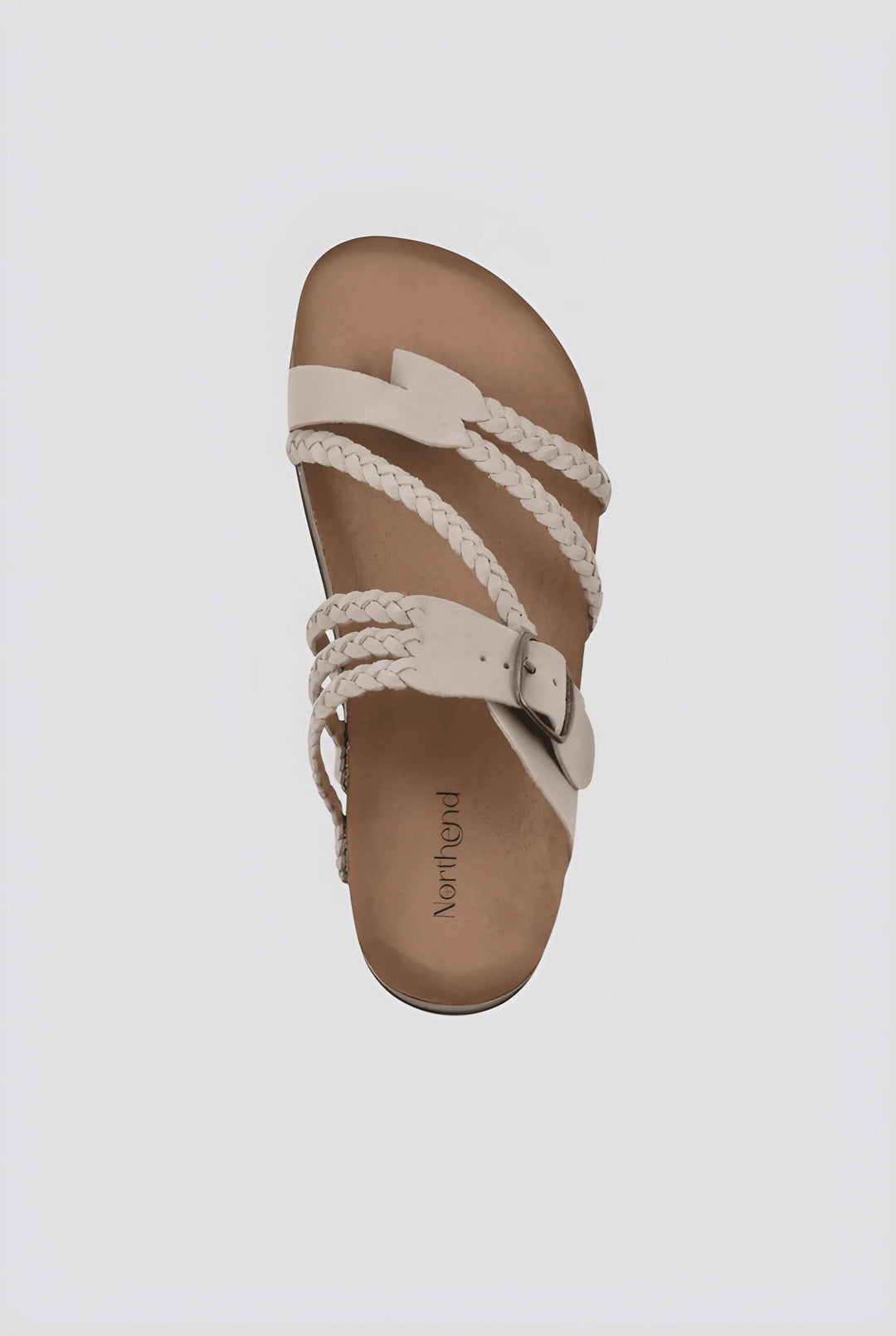 Women's Flat Sandals with Arch Support and Adjustable Strap