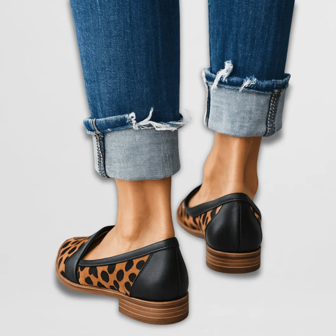 Women's Soft Comfy Loafers with Cushioned Footbed