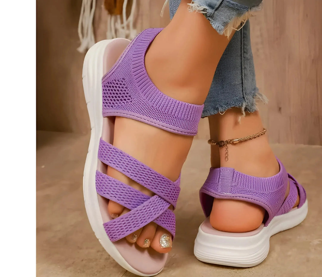 Women's Platform Comfy Sandals with Anti Slip Sole