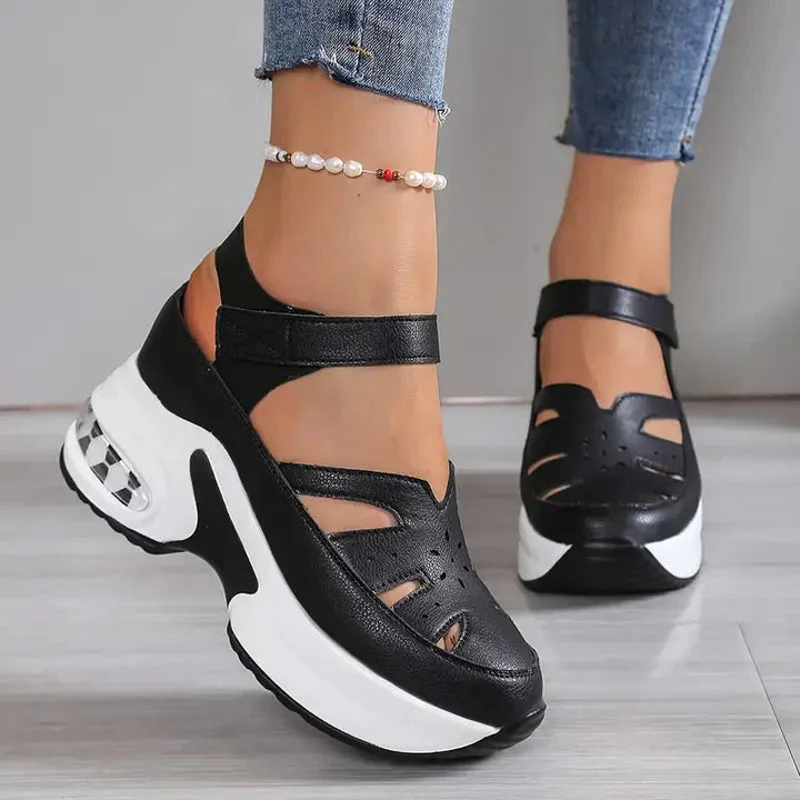 Women's Platform Comfy Sandals with Non-slip sole