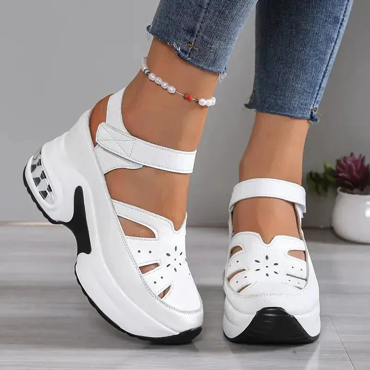 Women's Platform Comfy Sandals with Non-slip sole