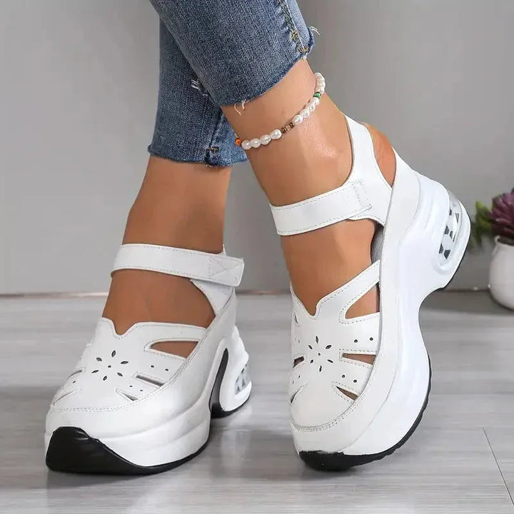 Women's Platform Comfy Sandals with Non-slip sole