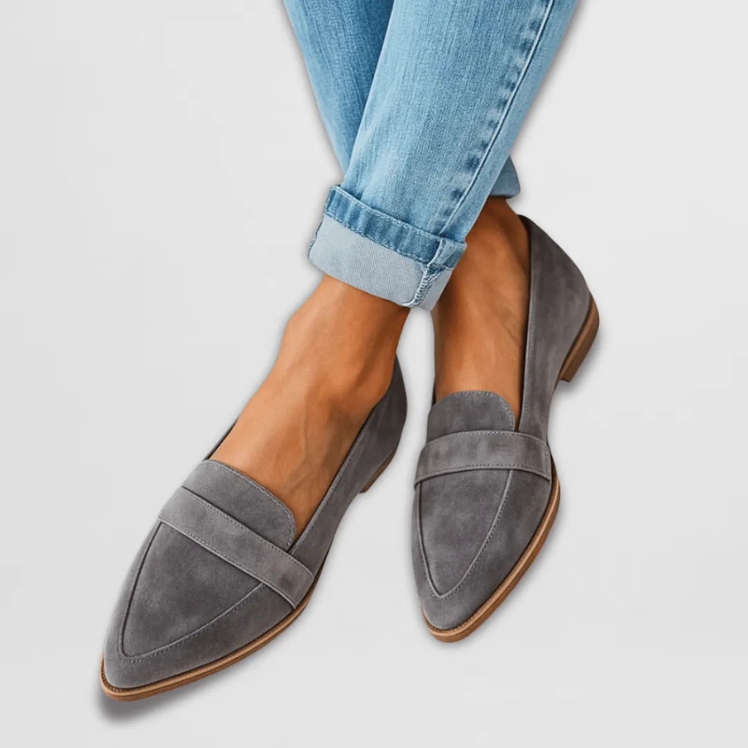 Women's Soft Comfy Loafers with Cushioned Footbed