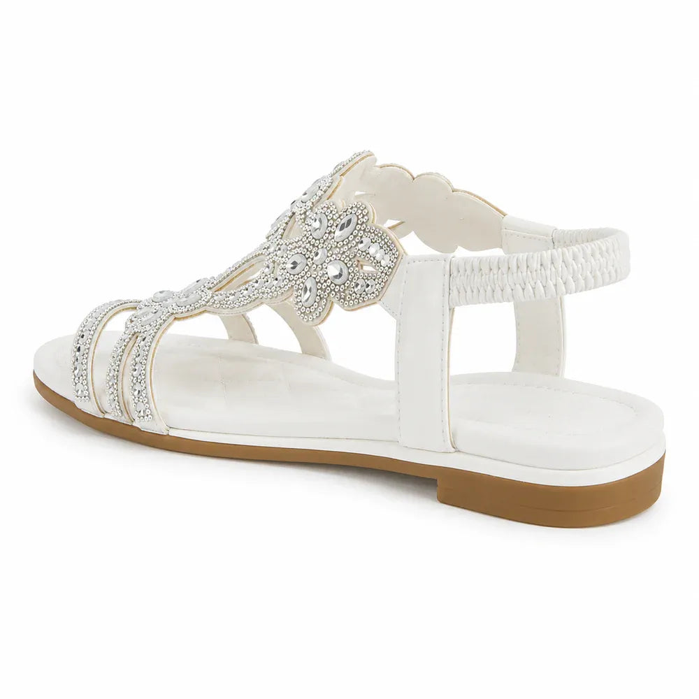 Women's Comfy Flat Sandals with Adjustable Strap