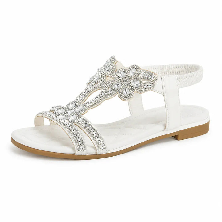 Women's Comfy Flat Sandals with Adjustable Strap