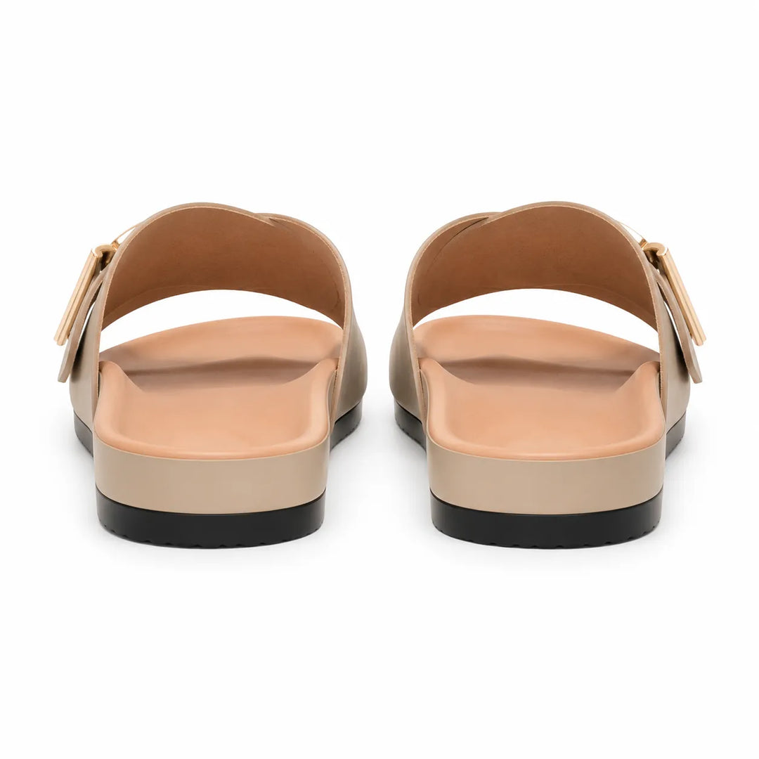 Women's Comfy Flat Sandals with Cushioned Footbed
