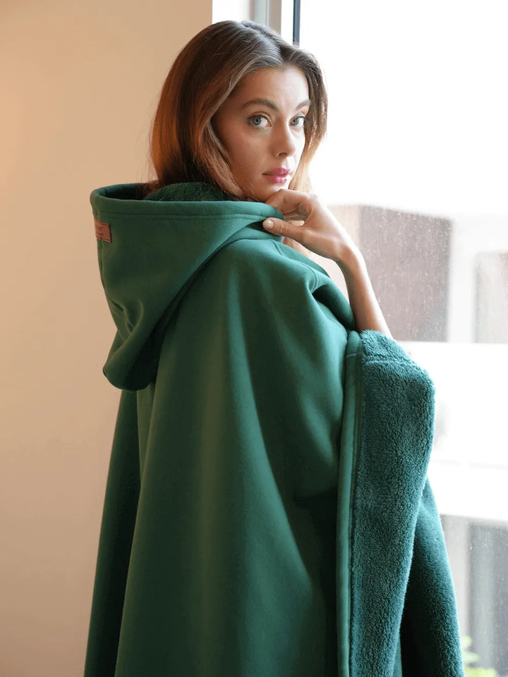 Longline Hoodie with Relaxed Fit and Soft Touch