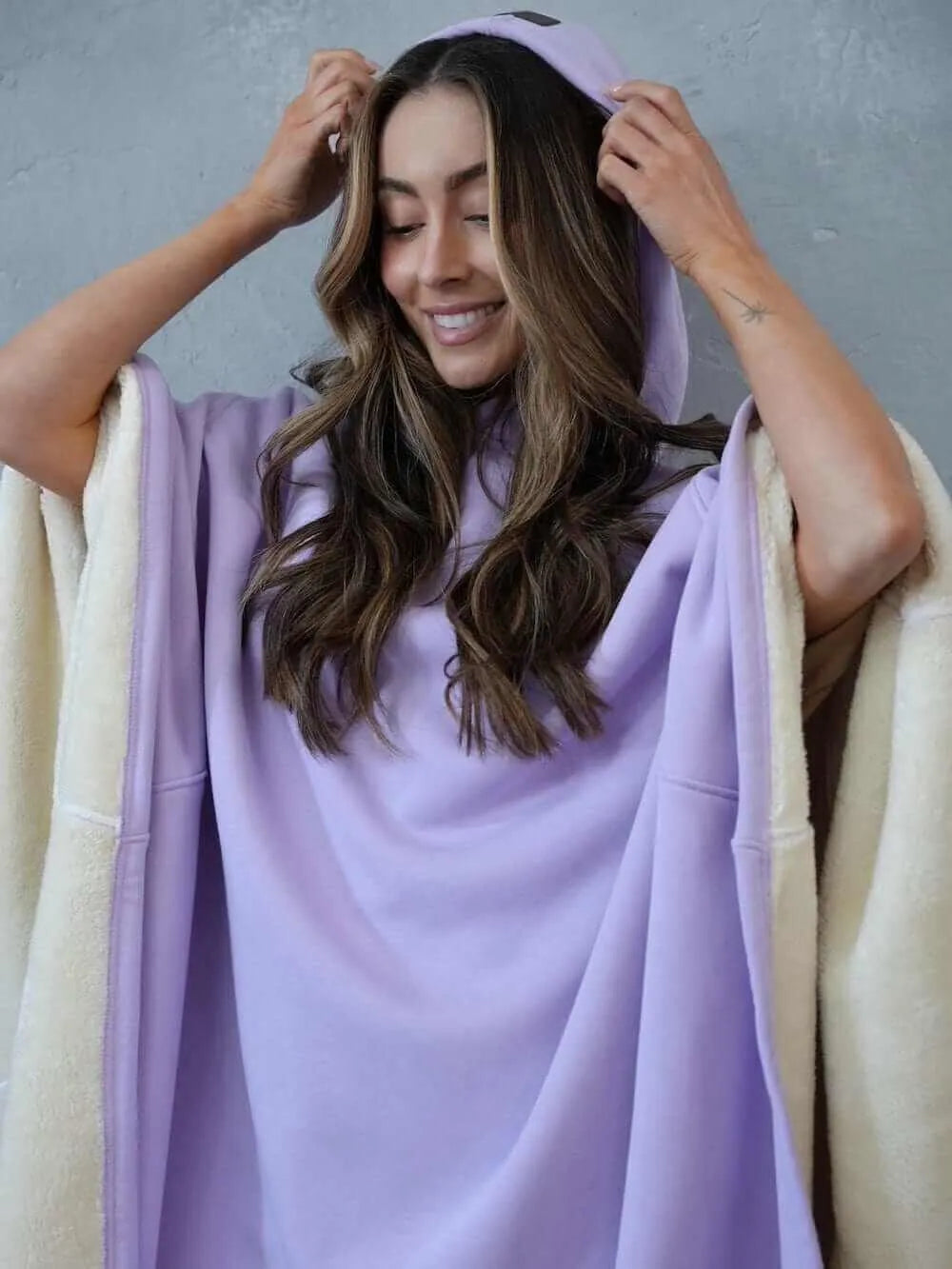 Longline Hoodie with Relaxed Fit and Soft Touch