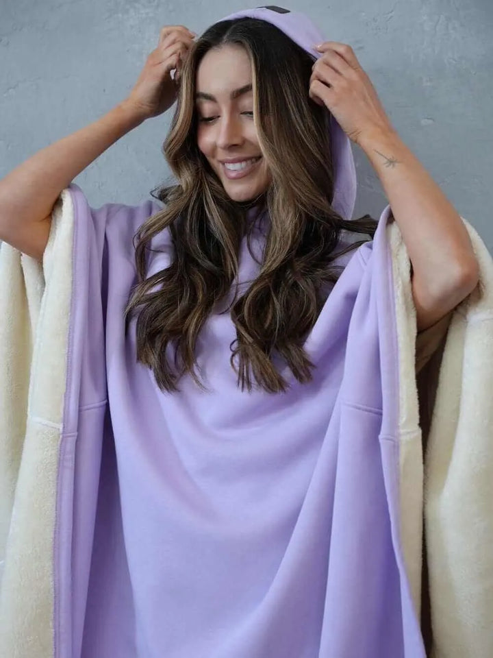 Longline Hoodie with Relaxed Fit and Soft Touch