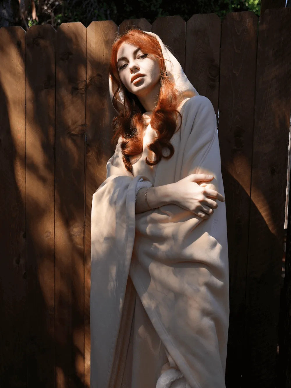 Longline Hoodie with Relaxed Fit and Soft Touch
