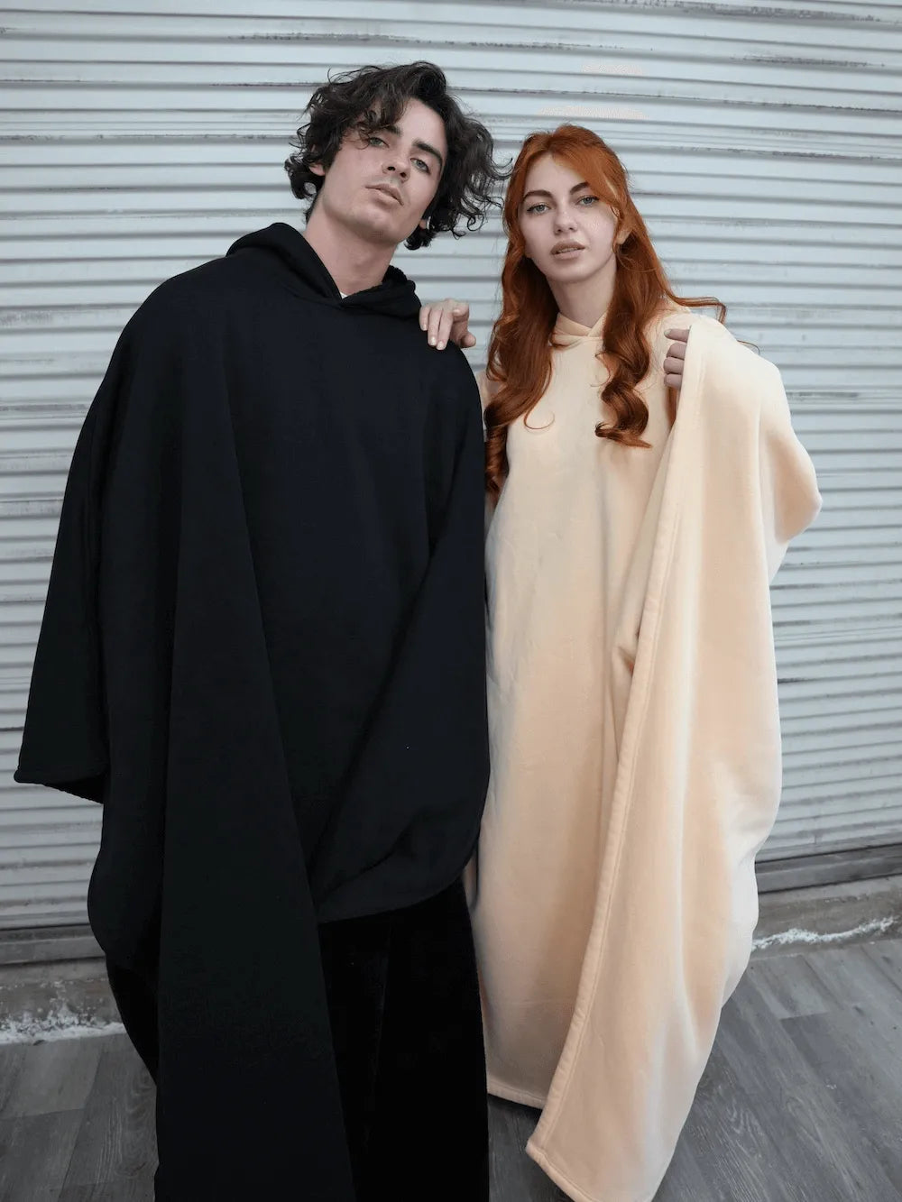 Longline Hoodie with Relaxed Fit and Soft Touch