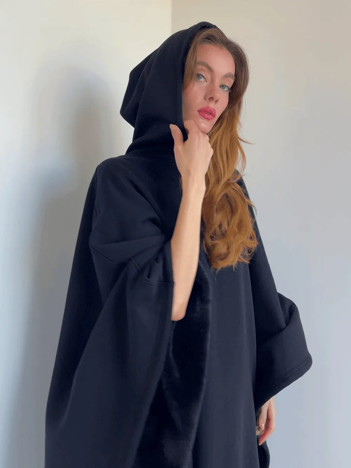 Longline Hoodie with Relaxed Fit and Soft Touch