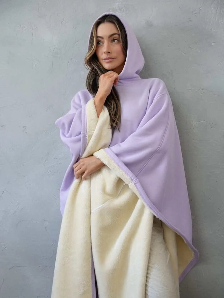 Longline Hoodie with Relaxed Fit and Soft Touch