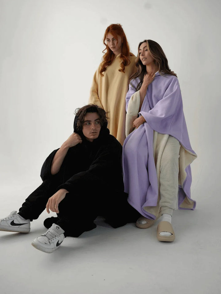 Longline Hoodie with Relaxed Fit and Soft Touch