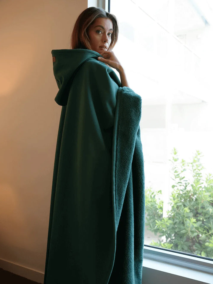 Longline Hoodie with Relaxed Fit and Soft Touch