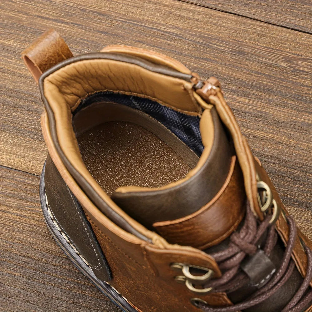 Men’s Ankle Walking Boots with Arch Support