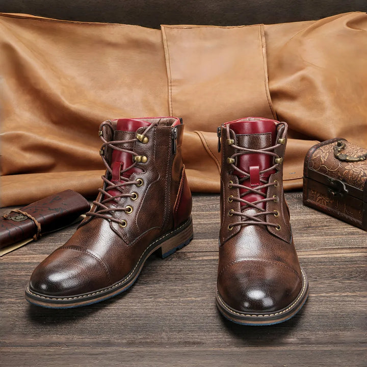 Men’s Ankle Walking Boots with Arch Support