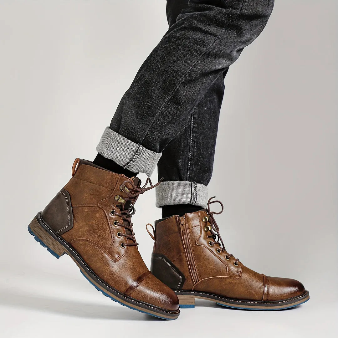 Men’s Ankle Walking Boots with Arch Support
