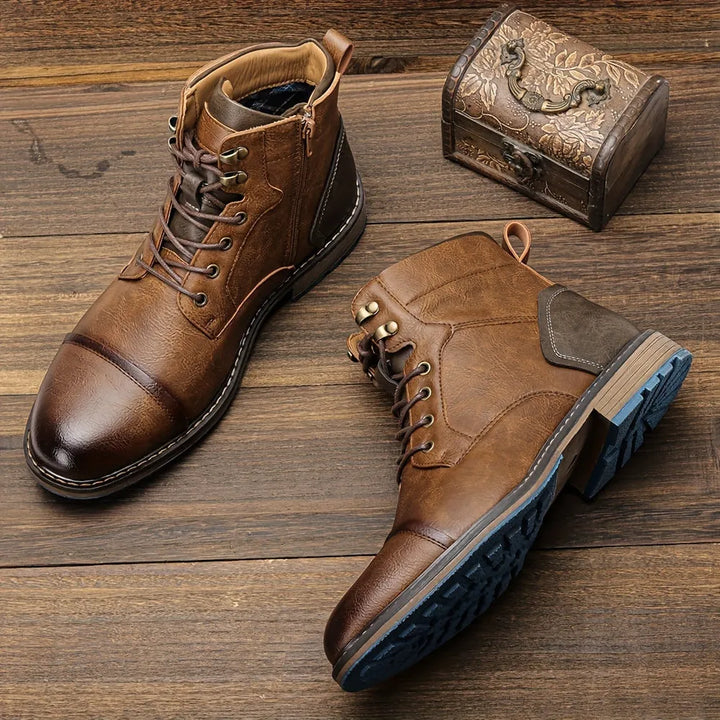 Men’s Ankle Walking Boots with Arch Support