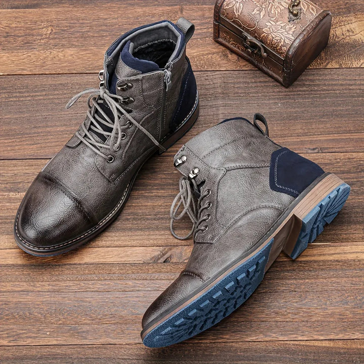 Men’s Ankle Walking Boots with Arch Support