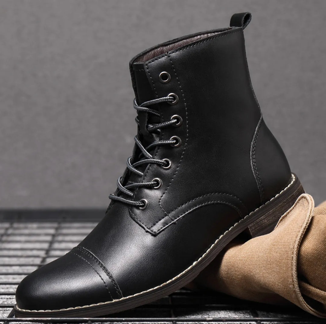Men’s Ankle Work Boots with Arch Support