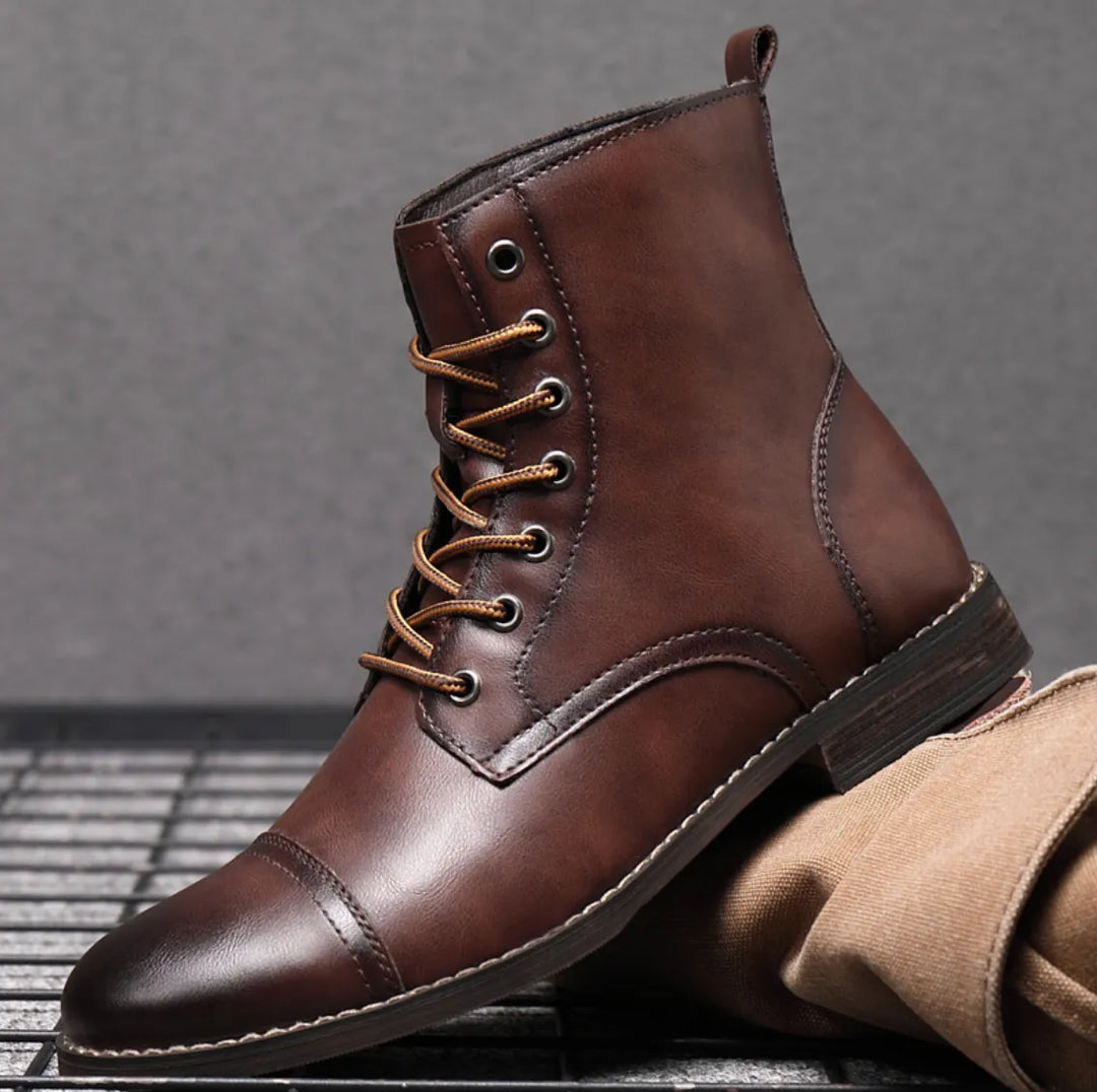 Men’s Ankle Work Boots with Arch Support