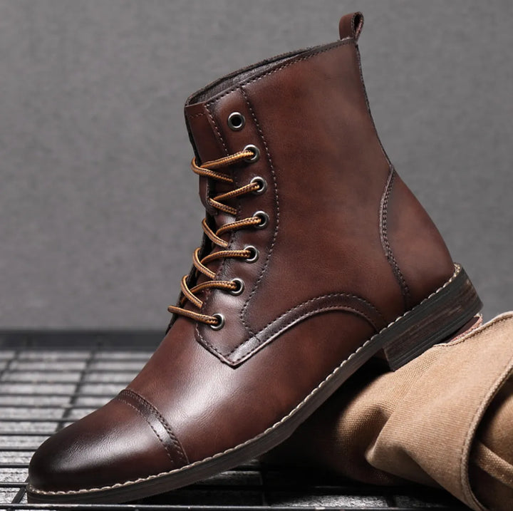 Men’s Ankle Work Boots with Arch Support