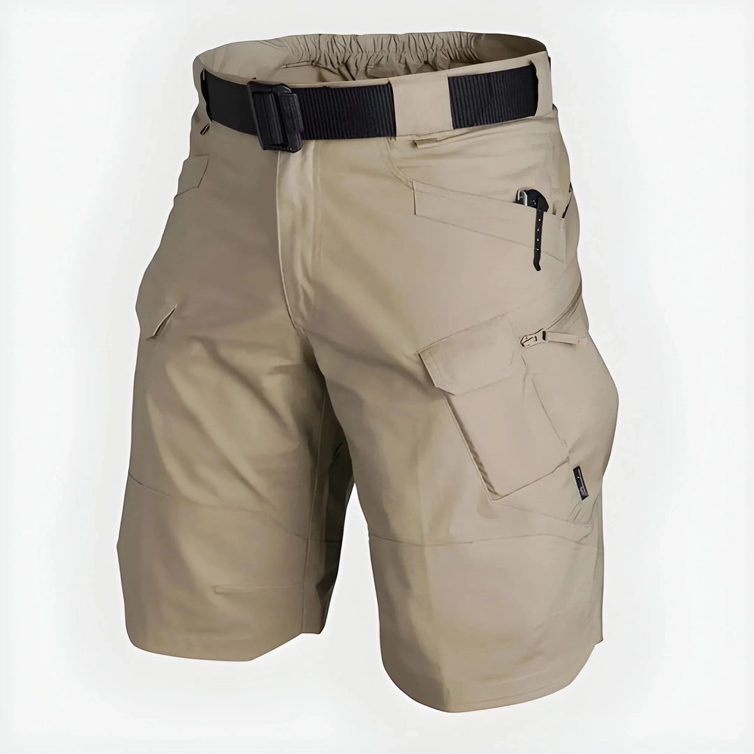 Men's Casual  Cargo Shorts with Belt and Zip Pockets