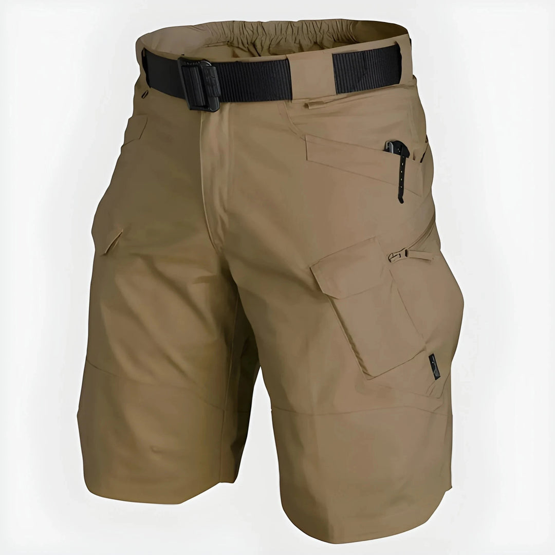 Men's Casual  Cargo Shorts with Belt and Zip Pockets