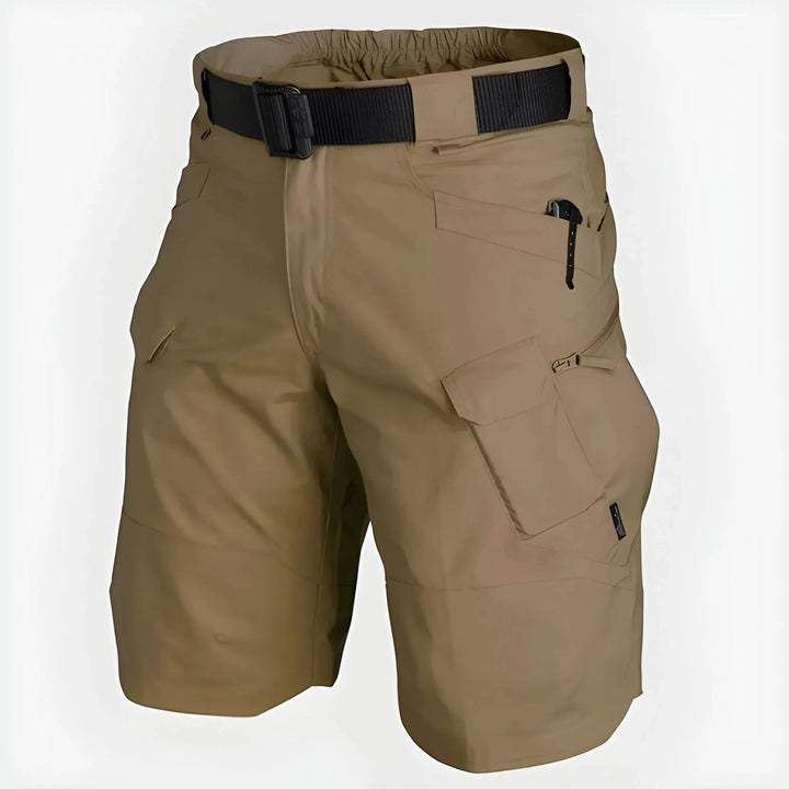 Men's Casual  Cargo Shorts with Belt and Zip Pockets