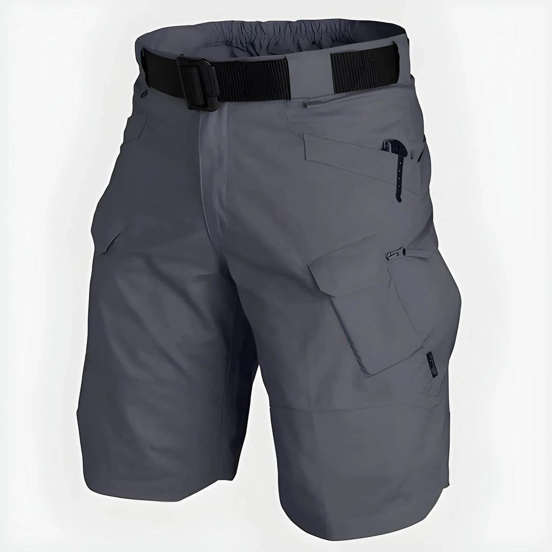 Men's Casual  Cargo Shorts with Belt and Zip Pockets