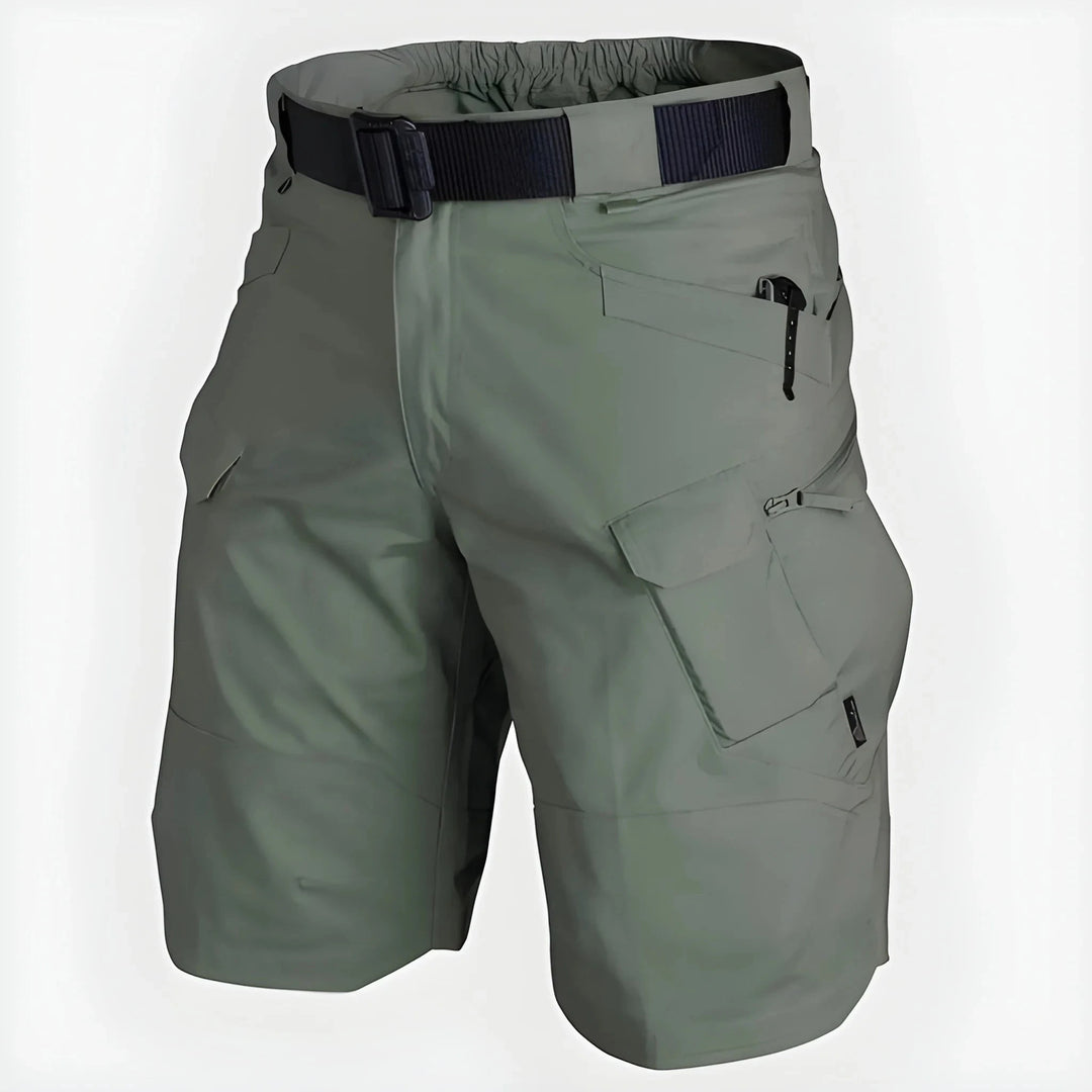 Men's Casual  Cargo Shorts with Belt and Zip Pockets