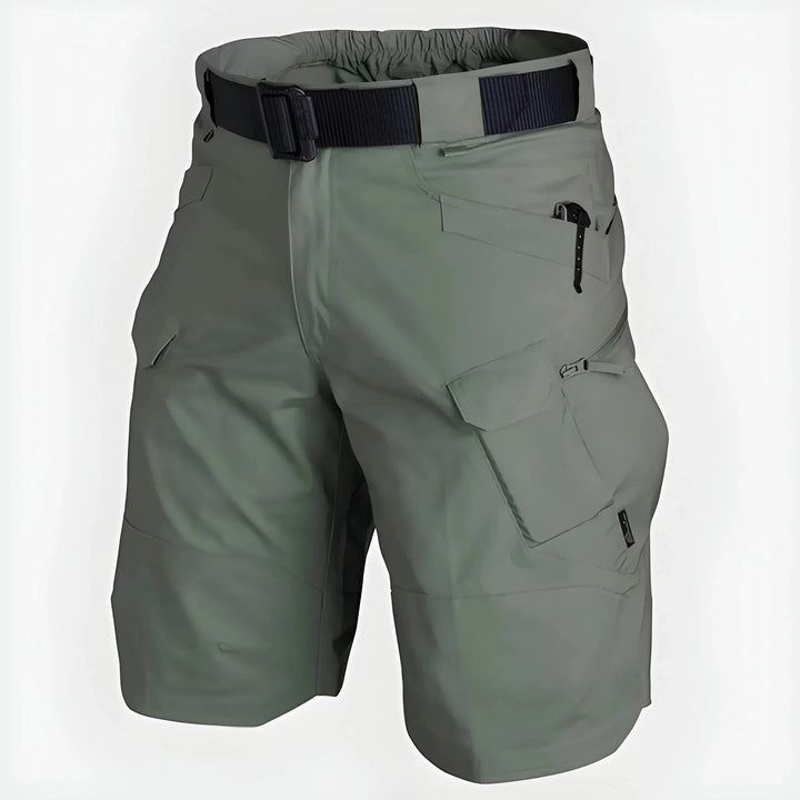 Men's Casual  Cargo Shorts with Belt and Zip Pockets