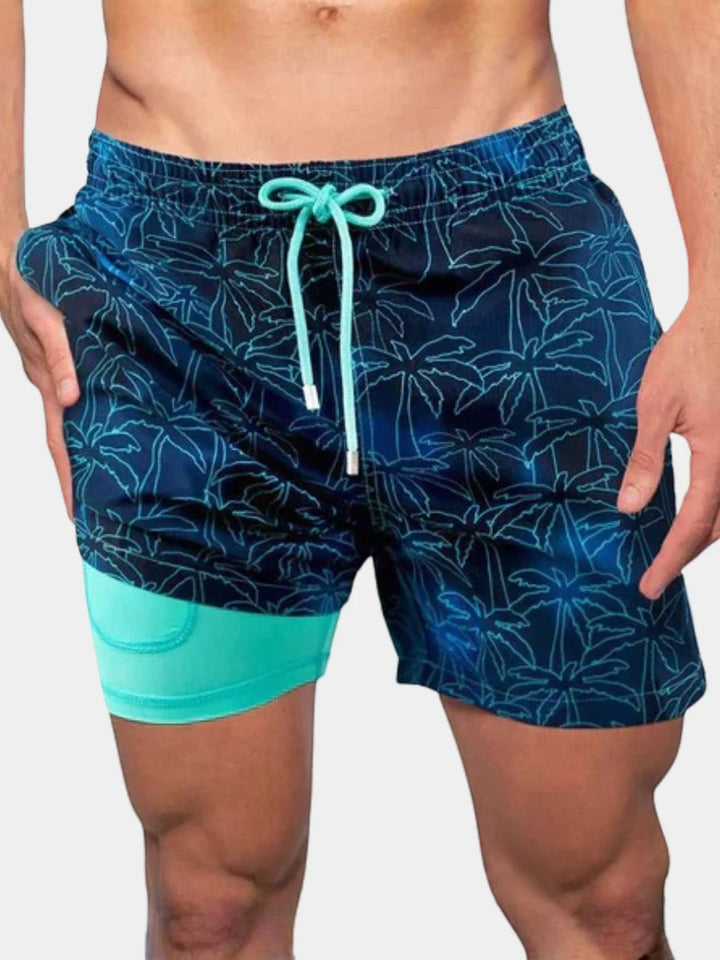 Men's Casual Summer Shorts with Relaxed Fit and Cycling Features