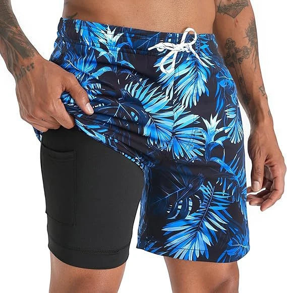 Men's Casual Summer Shorts with Relaxed Fit and Cycling Features