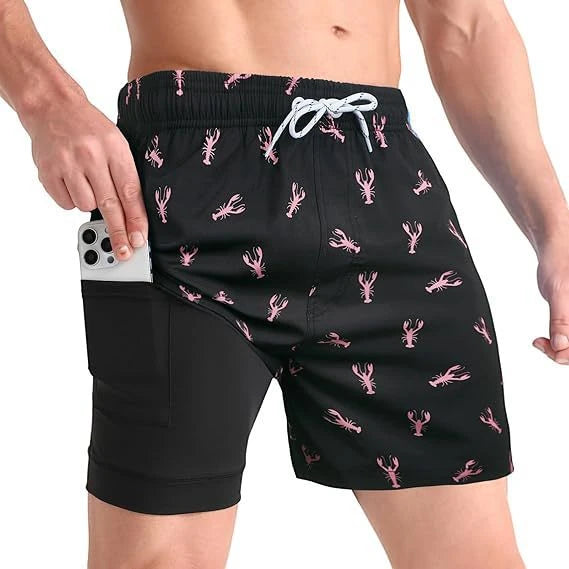 Men's Casual Summer Shorts with Relaxed Fit and Cycling Features