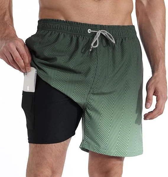 Men's Casual Summer Shorts with Relaxed Fit and Cycling Features