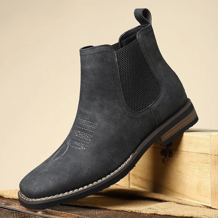 Men’s Classic Casual Boots with Elastic Side Panels