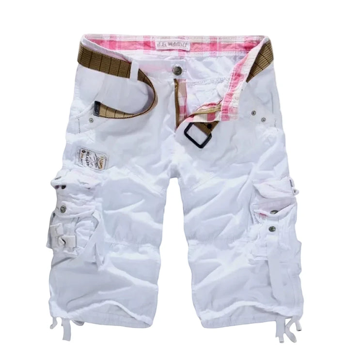 Men's Hiking Cargo Shorts with Side Pockets and Relaxed Fit