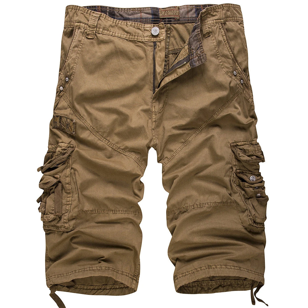 Men's Hiking Cargo Shorts with Side Pockets and Relaxed Fit
