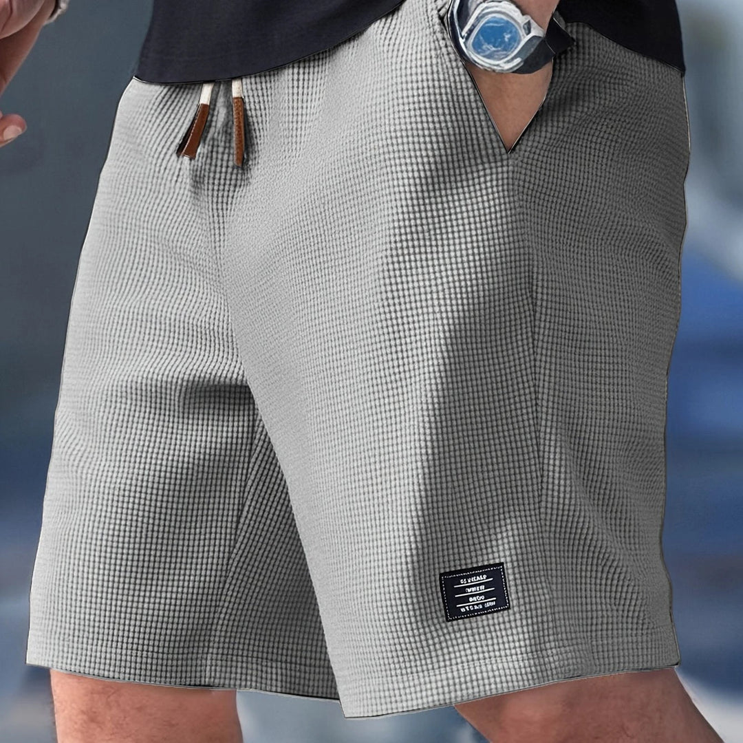 Men's Casual Shorts with Relaxed Fit and Drawstring