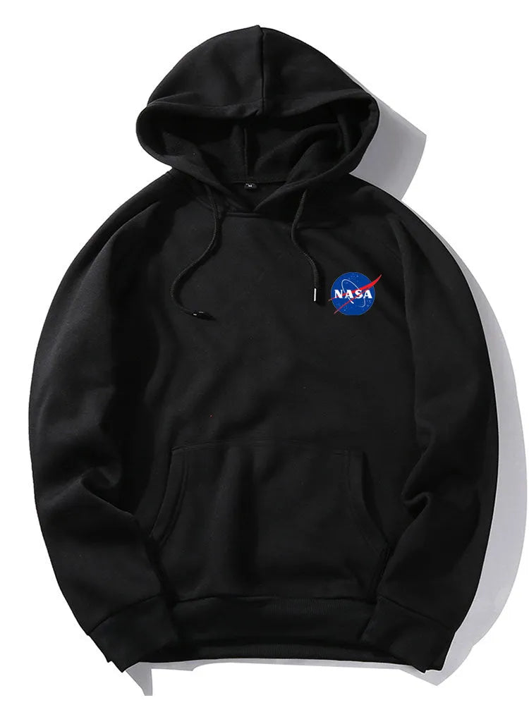 Oversized Hoodie with Long Sleeves and Ribbed Cuffs