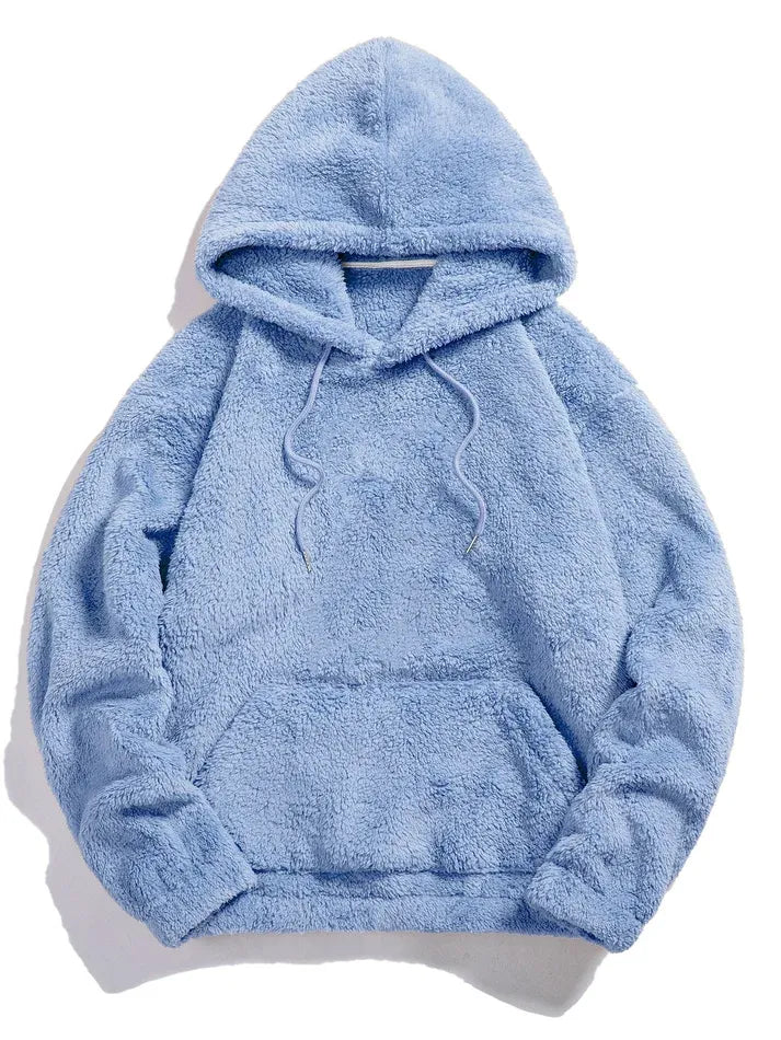 Oversized Hoodie with Soft Touch Fabric and Drawstring
