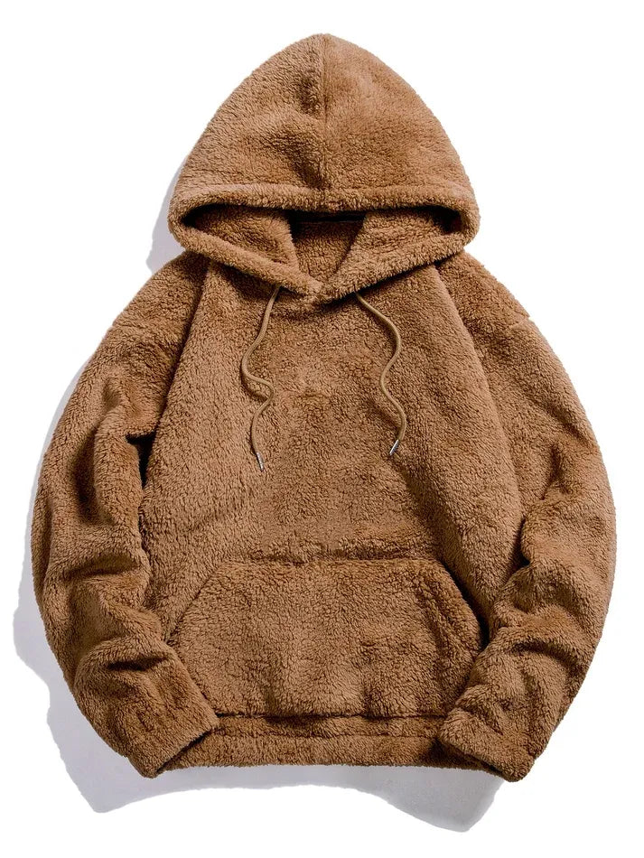 Oversized Hoodie with Soft Touch Fabric and Drawstring