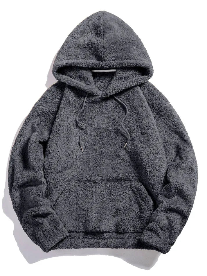 Oversized Hoodie with Soft Touch Fabric and Drawstring