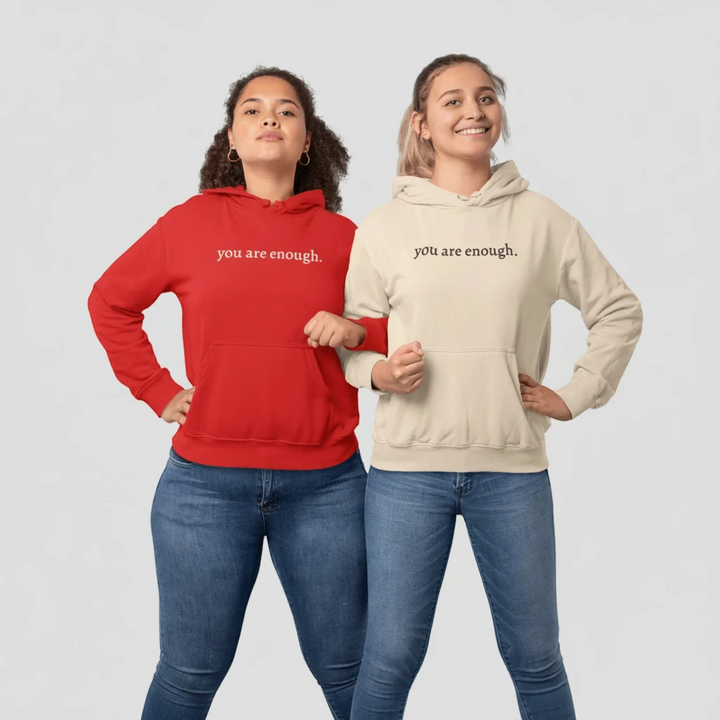 Relaxed Fit Hoodie with Long Sleeves and Ribbed Cuffs