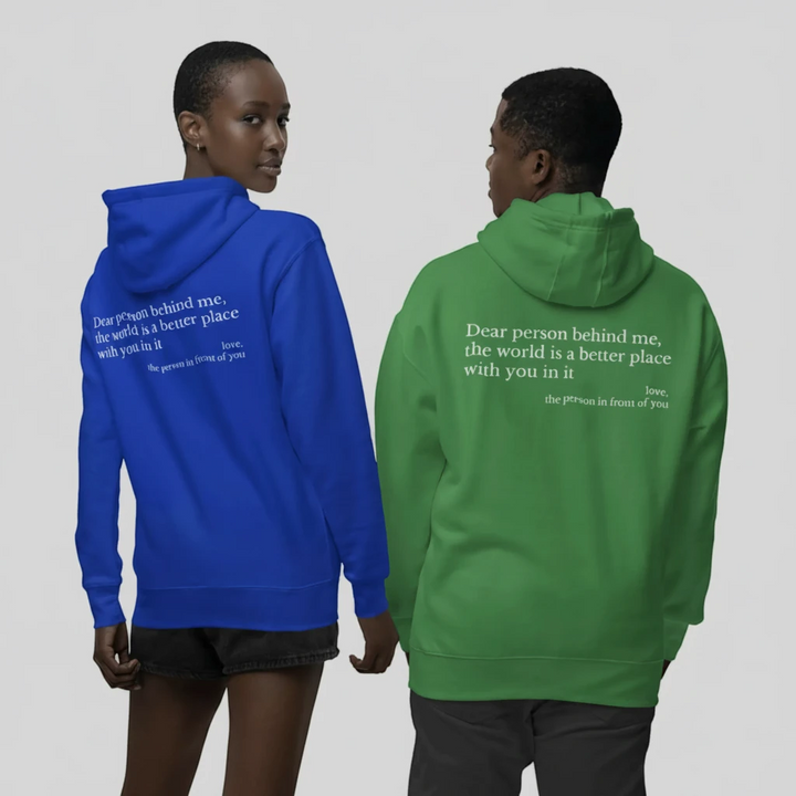 Relaxed Fit Hoodie with Long Sleeves and Ribbed Cuffs