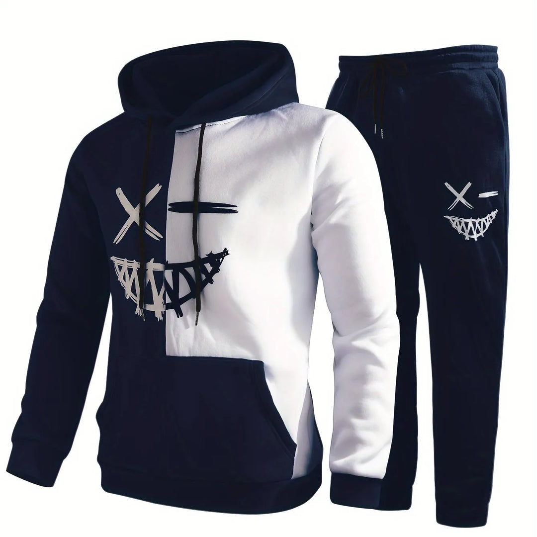 Relaxed Fit Soft Touch Hoodie with Trousers Set